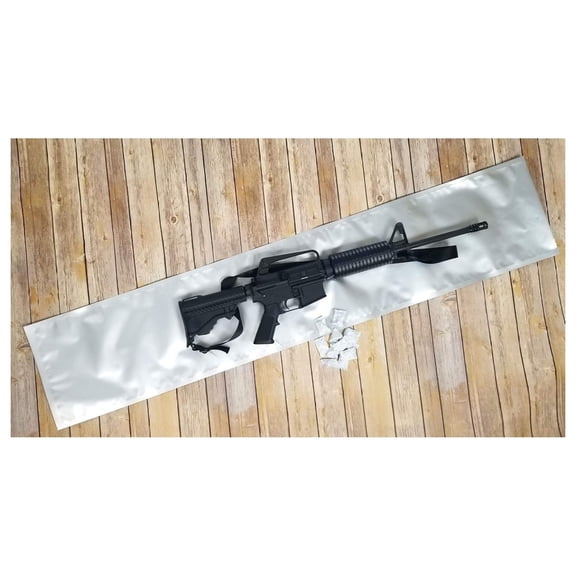 SafeCache Storage Kit - 5-Pack 11"x55" 7.5 Mil Mylar Bags w/Desiccant, Oxygen Absorbers