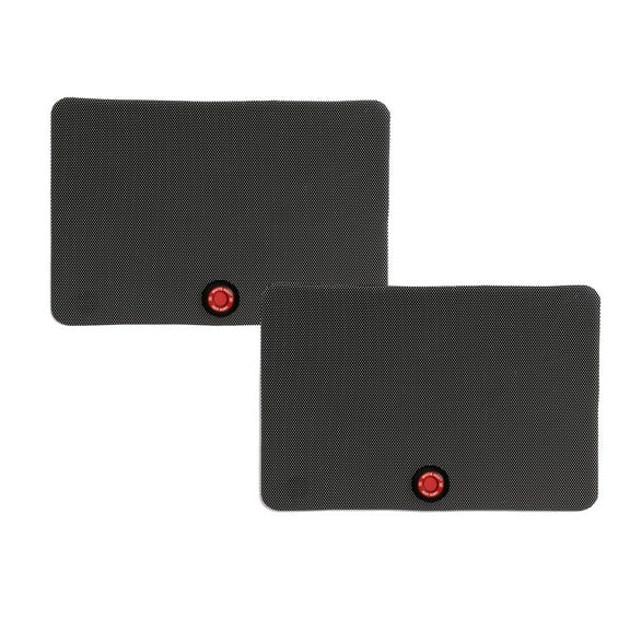 SafeFit SafeTemp Cling Shades, Includes Heat Alert System, Black, Unisex, 2 Pack