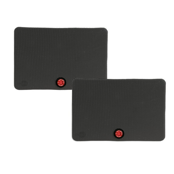 SafeFit® SafeTemp™ Cling Shades, Includes Heat Alert System, Black, Unisex, 2 Pack