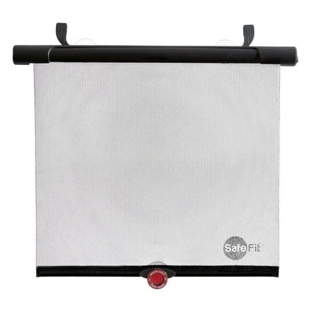 SafeFit® SafeTemp™ Xtra-Wide Universal Roller Infant Car Sunshade, Black, Unisex