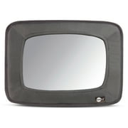 SafeFit  Wide View Baby Car Mirror, Crash-Tested, Unisex, Gray