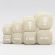 Syedee Neoprene Dumbbell Sets,Hand Weights with Curved Grip for Women,Anti-Slip, Anti-Roll, Square Dumbbells for Full-Body Workout,Strength Training, Pilates & Fitness