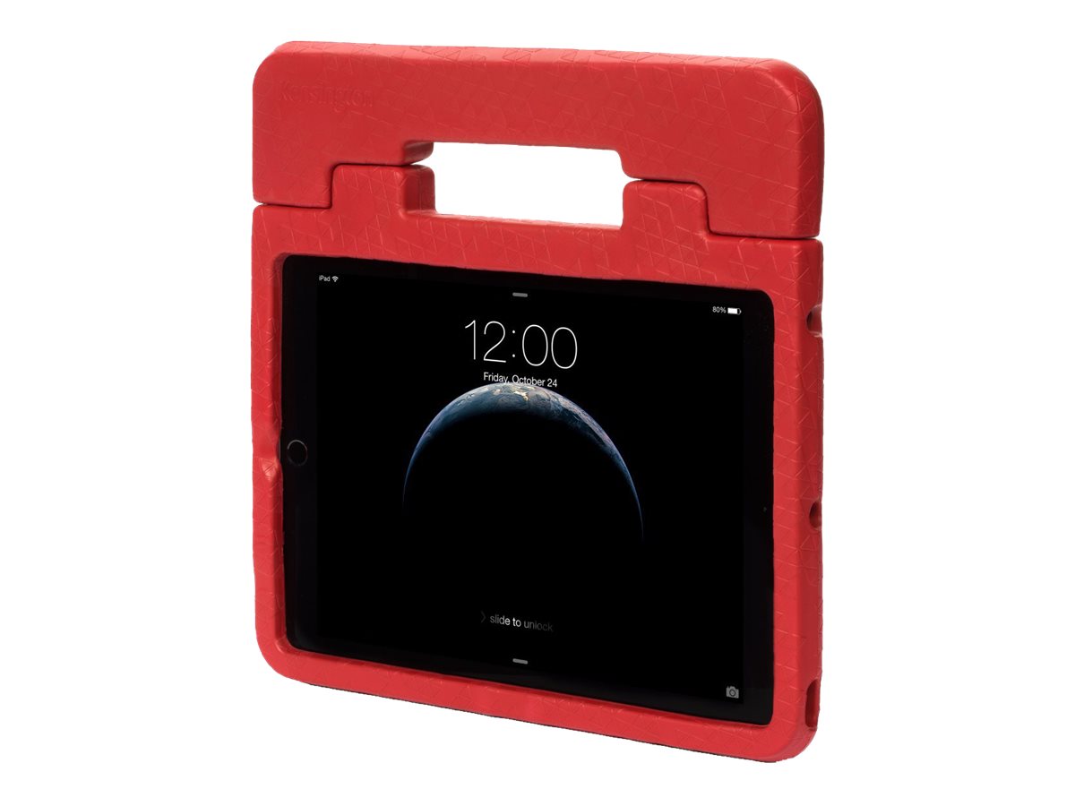 Kensington Safegrip Custodia Protettiva Rinforzata Per IPad Air 2 – Rosso, Maniglia Per Bambini E Supporto Stilo