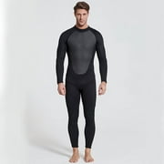 SafeMax Mens 3mm neoprene Wetsuit, Full Body Diving Suit Front Zip Wetsuit for Diving Snorkeling Surfing Swimming