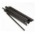 thumbnail image 1 of SafePro 226BLK, 7-Inch Black Unwrapped Bar Stirrers, Catering Disposable Plastic Cocktail Drinks Cold Beverage Straws, 1000-Piece Pack, 1 of 1