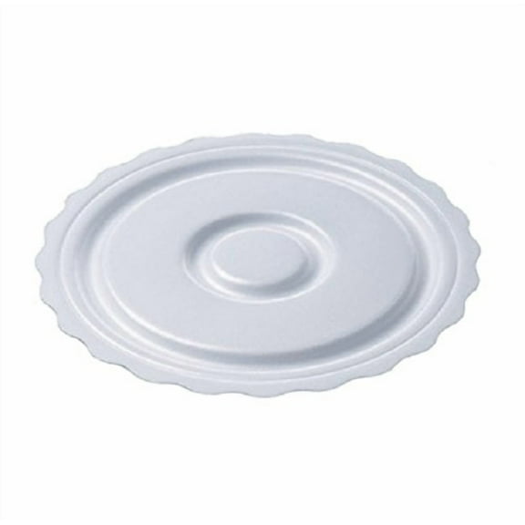 SafePro 8CCF, 8.25-Inch White Round Foam Cake Pie Pads, Plastic Thick Non Grease Proof Cake Circles Trays (50)