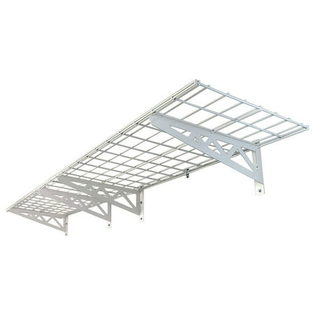 MonsterRAX Steel Wall Mounted Shelf - 18" D x 48" L - 500 lb Weight Capacity (Set of 2)