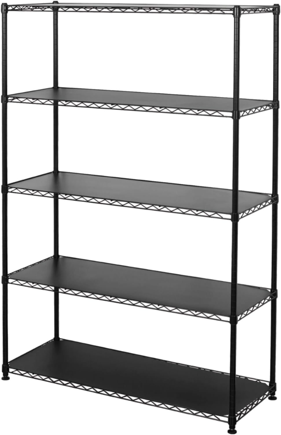 SafeRacks 5Tier NSF Certified Wire Shelving MultiPurpose Steel