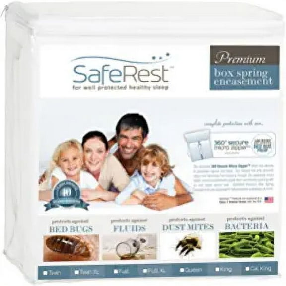 SafeRest Premium 9" Thick Box Spring Encasement