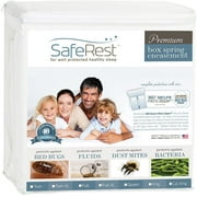 SafeRest Split King 2 Twin XL encasements for Split King Box Springs Bed Bug Proof Box Spring Encasement, Waterproof, Vinyl Free
