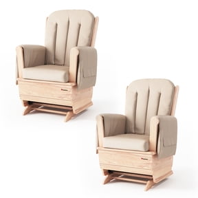 SafeRocker Glider, Tan Vinyl Cushion, 2-Pack