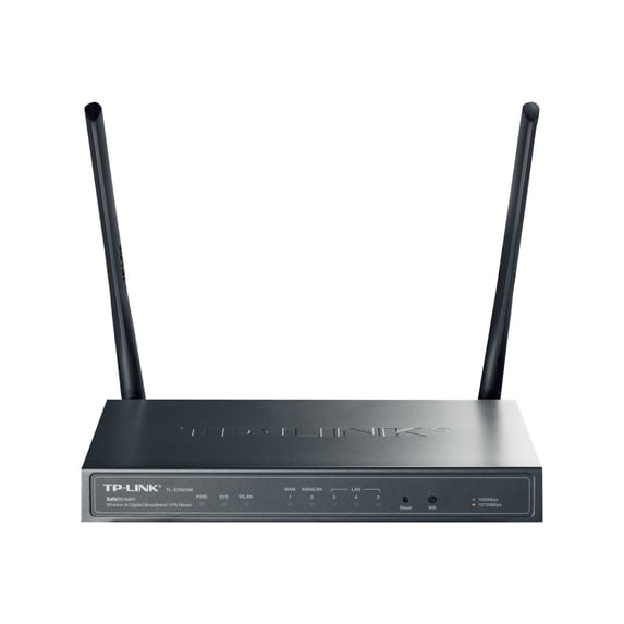 TP-Link SafeStream TL-ER604W - Wireless router 3-port switch - 1GbE - WAN ports: 2 2.4 GHz