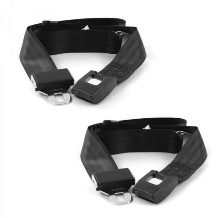 SafeTBoy 659095 Ford Truck 1961-1966 Standard 2 Point Black Lap Bucket Seat Belt Kit - 2 Belts