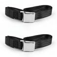 thumbnail image 1 of SafeTBoy 660910 Ford Van 1961-1967 Airplane 2 Point Black Lap Bucket Seat Belt Kit - 2 Belts, 1 of 1