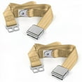 thumbnail image 1 of SafeTBoy 661043 Airplane 2 Point Tan Lap Bucket Seat Belt Kit for Ford 1928-1931 Model A - 2 Belts, 1 of 1