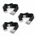 thumbnail image 1 of SafeTBoy 661860 Chevy FS Blazer 1973-1991 Airplane 2 Point Black Lap Bench Seat Belt Kit - 3 Belts, 1 of 1