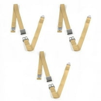 SafeTBoy 661913 Jeep Wrangler-TJ 1997-2006 Airplane 2 Point Tan Lap Bench Seat Belt Kit - 3 Belts