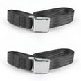 thumbnail image 1 of SafeTBoy 662424 Airplane 2 Point Charcoal Lap Bench Seat Belt Kit with 3 Belts for 1958-1960 Ford Thunderbird, 1 of 1