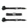 thumbnail image 1 of SafeTBoy 665669 Chevy Bel Air 1955-1957 Airplane 2 Point Black Retractable Bench Seat Belt Kit - 3 Belts, 1 of 1