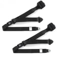 thumbnail image 1 of SafeTBoy 668761 Standard 3 Point Black Retractable Bucket Seat Belt Kit for Ford Mustang 1974-1978 - 2 Belts, 1 of 1