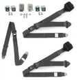 thumbnail image 1 of SafeTBoy 684810 Standard 3 Point Charcoal Retractable Bench Seat Belt Kit with Bracketry & 3 Belts for 1966-1977 Ford Bronco, 1 of 1