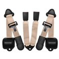 thumbnail image 1 of SafeTBoy 698350 Airplane 3 Point Tan Retractable Bucket Seat Belt Kit with Bracketry & 2 Belts for 1997-2006 Jeep Wrangler & TJ, 1 of 1