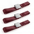 thumbnail image 1 of SafeTBoy  Airplane 2 Point Burgundy Lap Bench Seat Belt Kit for Chevy II 1966-1967 - 3 Belts, 1 of 1