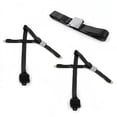 thumbnail image 1 of SafeTBoy  Airplane 3 Point Black Retractable Bench Seat Belt Kit with 3 Belts for 1961-1967 Ford Van, 1 of 1
