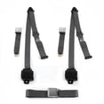 thumbnail image 1 of SafeTBoy  Airplane 3 Point Charcoal Retractable Bench Seat Belt Kit for Ford Falcon 1964-1965 - 3 Belts, 1 of 1