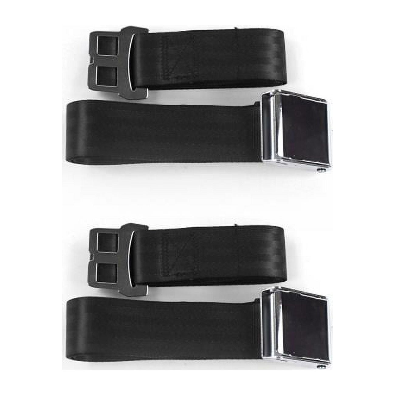 Chevy Bel Air 1955-1957 Standard 2 Point Tan Lap Bucket Seat Belt Kit 2 Belts