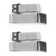 thumbnail image 1 of SafeTBoy  Chevy Chevelle 1968-1972 Airplane 2 Point Gray & Grey Lap Bucket Seat Belt Kit - 2 Belts, 1 of 1