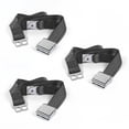 thumbnail image 1 of SafeTBoy  Ford 1933-1934 Model C Airplane 2 Point Charcoal Lap Bucket Seat Belt Kit - 2 Belts, 1 of 1