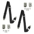 thumbnail image 1 of SafeTBoy  Standard 2 Point Black Lap Bucket Seat Belt Kit with Bracketry for Ford 1928-1931 Model A - 2 Belts, 1 of 1