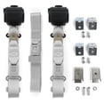 thumbnail image 1 of SafeTBoy  Standard 3 Point Gray & Grey Retractable Bench Seat Belt Kit with Bracketry for Ford Falcon 1964-1965 - 3 Belts, 1 of 1