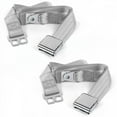 thumbnail image 1 of SafeTBoy  VW Type 1 Oval 1953-1957 Airplane 2 Point Gray & Grey Lap Bucket Seat Belt Kit - 2 Belts, 1 of 1