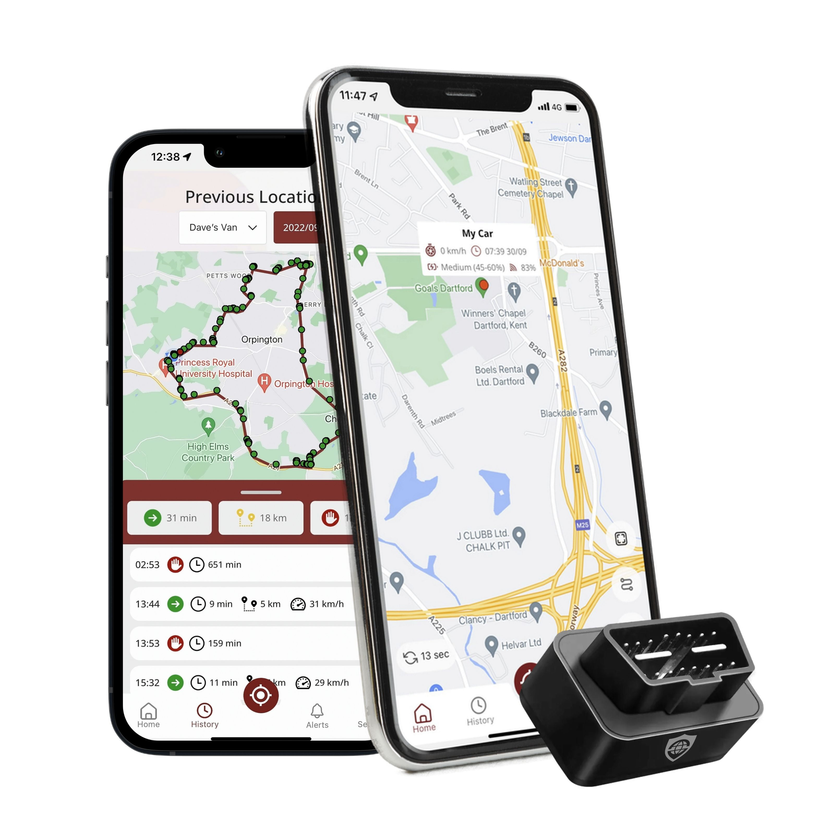 SafeTag Plug - 5.99pm, No Activation Or Cancellation Fees - 4G OBD 2
