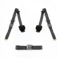 thumbnail image 1 of SafeTboy 675622 Airplane 3 Point Charcoal Retractable Bench Seat Belt Kit for 1968-1972 Chevy Chevelle - 3 Belts, 1 of 1