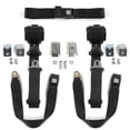 thumbnail image 1 of SafeTboy 683745 Ford Falcon 1960-1963 Standard 3 Point Black Retractable Bench Seat Belt Kit with Bracketry - 3 Belts, 1 of 1