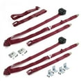 thumbnail image 1 of SafeTboy 684918 Standard 3 Point Burgundy Retractable Bench Seat Belt Kit with Bracketry for 1981-1993 Chevy Truck S10 - 3 Belts, 1 of 1