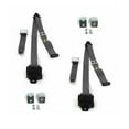 thumbnail image 1 of SafeTboy 697480 Standard 3 Point Charcoal Retractable Bucket Seat Belt Kit with Bracketry for 1958-1988 AMC - 2 Belts, 1 of 1
