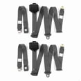 thumbnail image 1 of SafeTboy  Chevy Truck 1935-1940 Standard 3 Point Charcoal Retractable Bucket Seat Belt Kit - 2 Belts, 1 of 1