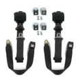 thumbnail image 1 of SafeTboy  Ford 1955-1956 Standard 3 Point Black Retractable Bucket Seat Belt Kit with Bracketry - 2 Belts, 1 of 1