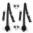 thumbnail image 1 of SafeTboy  Ford Truck 1961-1966 Airplane 3 Point Black Retractable Bucket Seat Belt Kit with Bracketry - 2 Belts, 1 of 1