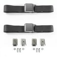 thumbnail image 1 of SafeTboy  Jeep Wrangler-TJ 1997-2006 Airplane 2 Point Charcoal Lap Bench Seat Belt Kit with Bracketry - 3 Belts, 1 of 1