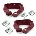 thumbnail image 1 of SafeTboy  Standard 2 Point Burgundy Lap Bucket Seat Belt Kit with Bracketry for 1960-1969 Chevy Corvair, 1 of 1