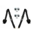 thumbnail image 1 of SafeTboy  Triumph Herald 1959-1971 Airplane 3 Point Black Retractable Bucket Seat Belt Kit with Bracketry - 2 Belts, 1 of 1
