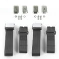 thumbnail image 1 of SafeTboy  Triumph TR2, 3 1953-1961 Airplane 2 Point Charcoal Lap Bucket Seat Belt Kit with Bracketry - 2 Belts, 1 of 1