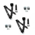 thumbnail image 1 of SafeTboy  Triumph TR2, 3 1953-1961 Airplane 3 Point Black Retractable Bucket Seat Belt Kit with Bracketry - 2 Belts, 1 of 1