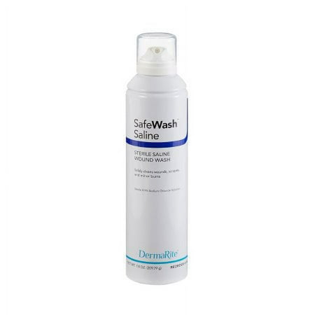 SafeWash Wound Saline Wash Cleanser 7.1 oz. Spray Can Sterile Pack of 2