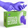 thumbnail image 1 of SAFEWAY USA Nitrile Gloves Disposable — Textured Fingertips, Non-Latex, Powder-Free and Multi-Purpose and Ambidextrous Design for House Cleaning, Food Prep, Esthetician and More — (300 pcs, Small), 1 of 7